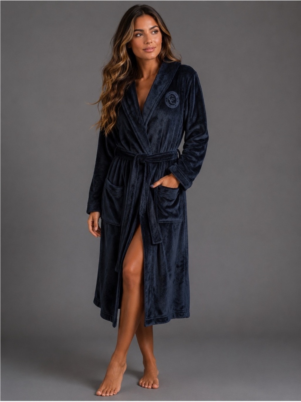 COMFRT Do Not Disturb Dream-day
Plush Robe Navy size XL/XXL